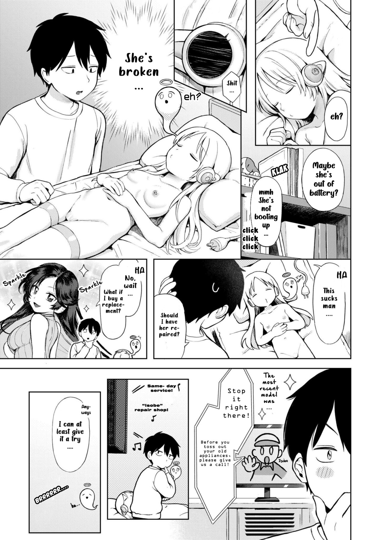 Hentai Manga Comic-Beautiful Home Appliance Dachimakura-Read-11